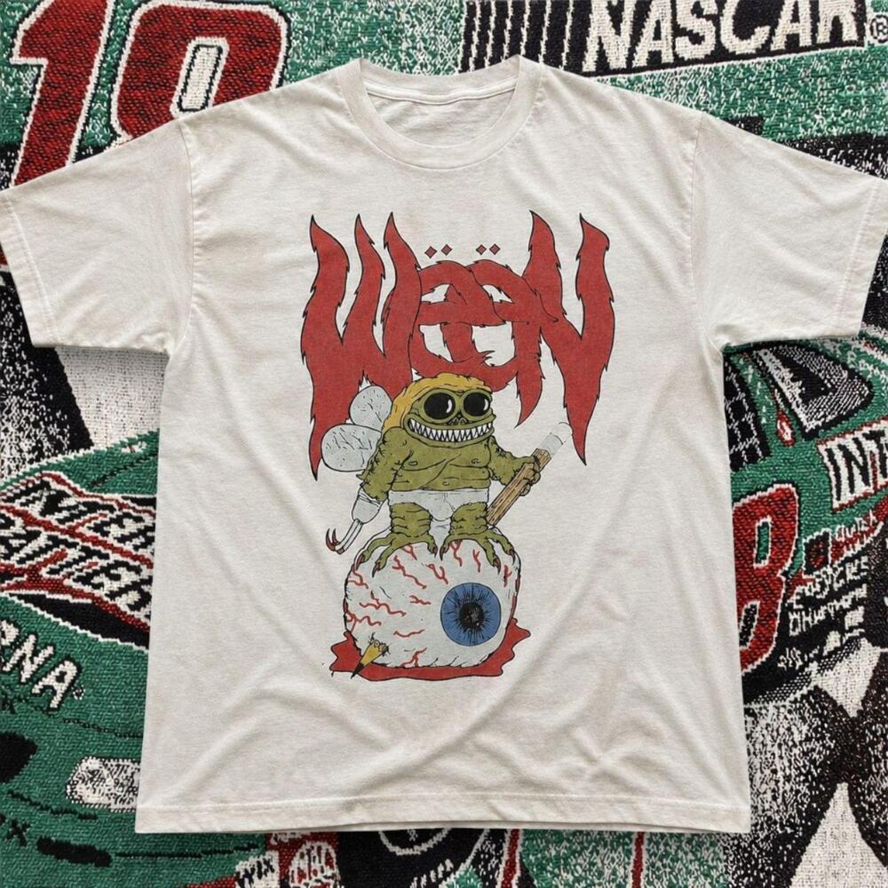 Wetn Monster Eyeball Graphic Tee White Unisex